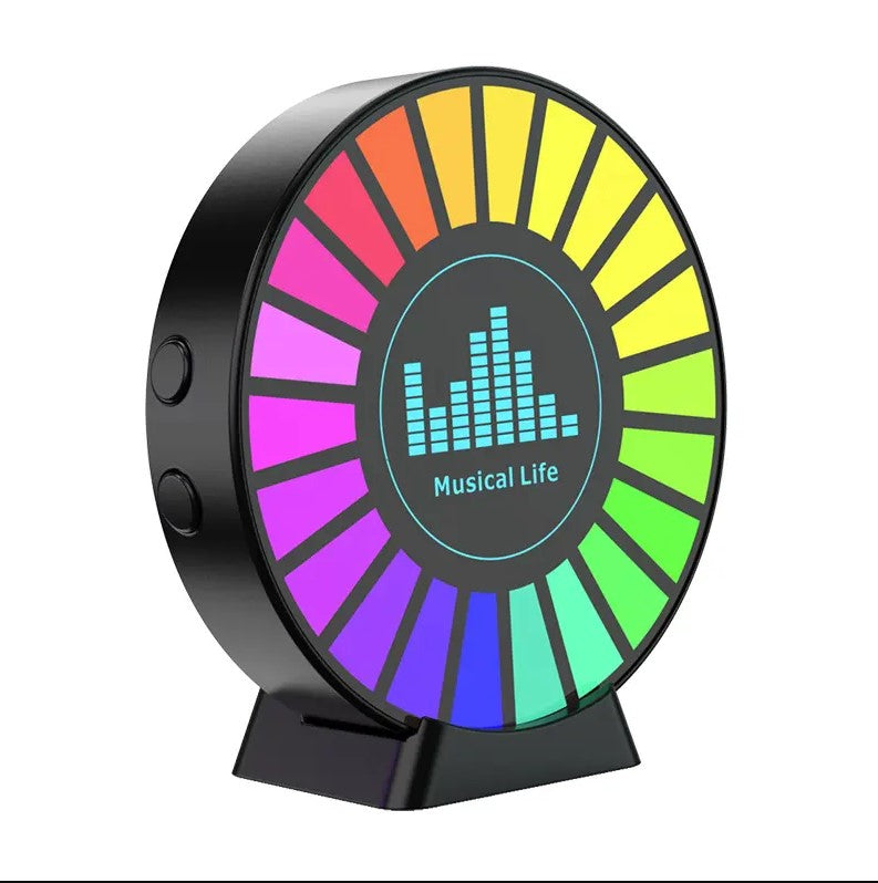 Multicolor LED Car Air Freshener with Music-Responsive Modes - Clarissa Maxwell 