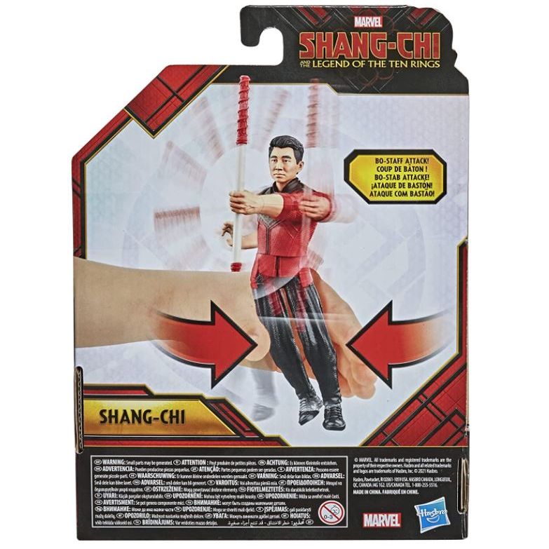 Marvel Hasbro Shang-Chi and The Legend of The Ten Rings Shang-Chi 6-inch Action Figure Toy with Bo Staff Attack Feature! for Kids Ages 4 and Up - Clarissa Maxwell 