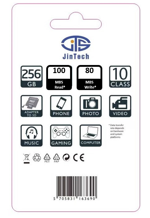 Jintech Semiconductors 256 GB Micro SD Card - Clarissa Maxwell 