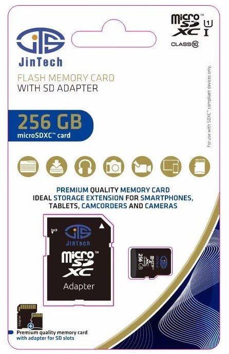 Jintech Semiconductors 256 GB Micro SD Card - Clarissa Maxwell 